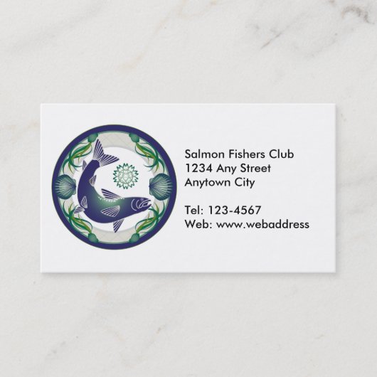 サーモンの名刺 名刺 (正面)