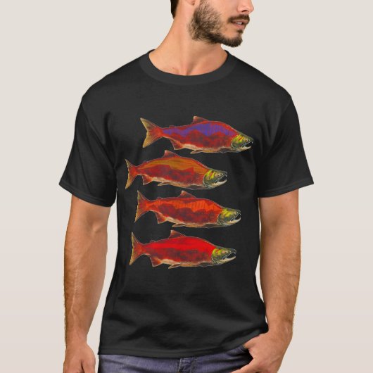 サーモンの学校 Tシャツ (正面)