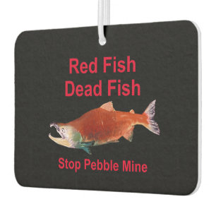 サーモンの後ストップに- Pebble Mine カーエアーフレッシュナー