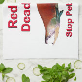 サーモンの後ストップに- Pebble Mine キッチンタオル (折り畳み)