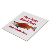 サーモンの後ストップに- Pebble Mine タイル (側面)