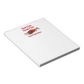 サーモンの後ストップに- Pebble Mine ノートパッド (アングル)