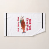 サーモンの後ストップに- Pebble Mine ハンドタオル (ハンドタオル)