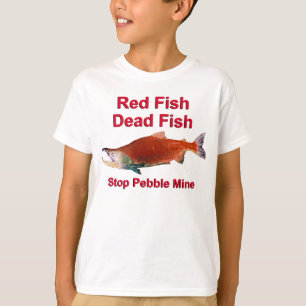 サーモンの後ストップに- Pebble Mine Tシャツ