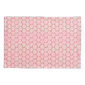 サーモンの波 枕カバー (裏面)