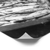 サーモンを魚釣り船から降ろす写真 ポスター (角)