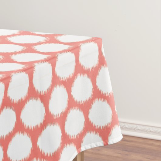 サーモンアジア諸州イカットドット テーブルクロス (インサイチュ)