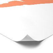 サーモンオレンジリップスティック ポスター (角)