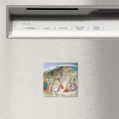 サーモンオンザ山スクエアマグネット マグネット (インサイチュ (食洗機))