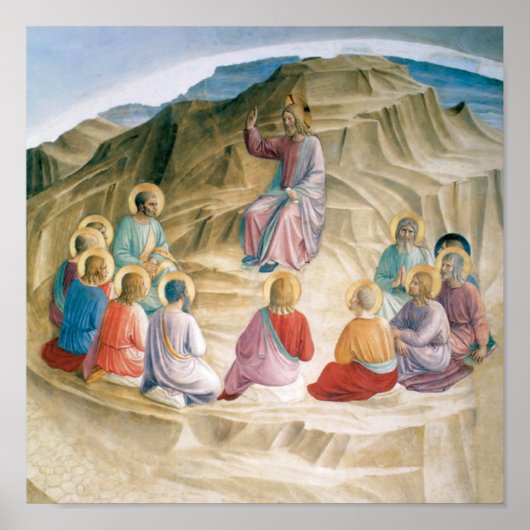 サーモンオンザ山ヴィンテージ宗教 ポスター (正面)