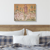 サーモンオンザ山 キャンバスプリント (インサイチュ (寝室))