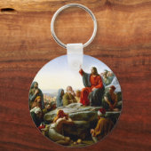 サーモンオンザ山 キーホルダー (正面)