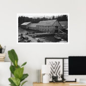 サーモンカネリーケチカン,アラスカ1918 ポスター (ホームオフィス)