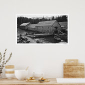 サーモンカネリーケチカン,アラスカ1918 ポスター (キッチン)