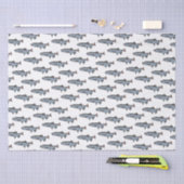 サーモンスイミングパターンPNW魚釣り魚ギフトラップ 薄葉紙 (クラフト)