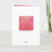 サーモンスワールとブラックパーティー カード (裏面)