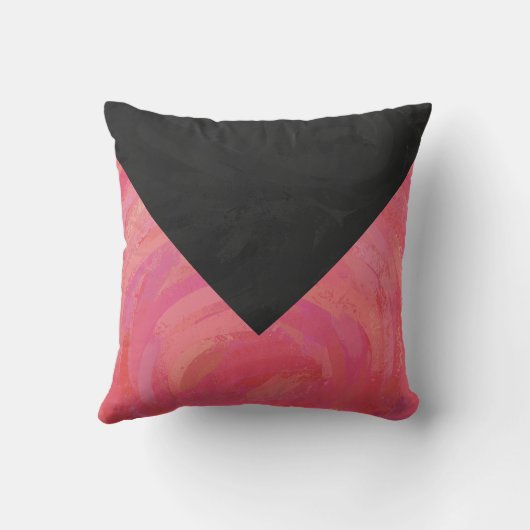 サーモンスワールモノグラム クッション (裏面)