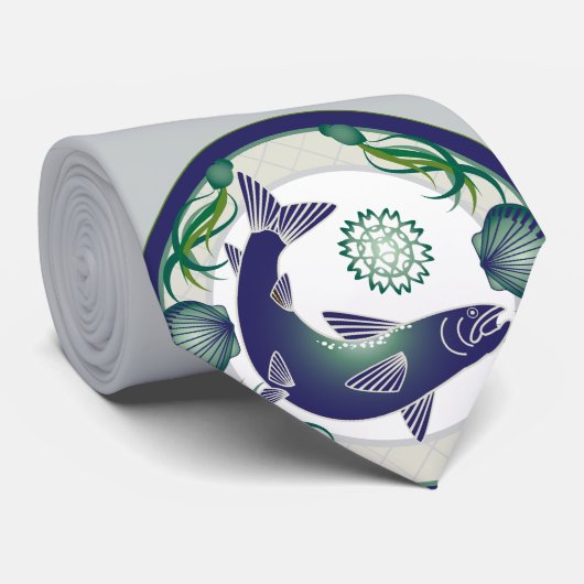 サーモンタイ ネクタイ (ロール)