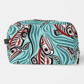 サーモンハイダアートスピリットパシフィックノースウエスト先住民 ドップキット (正面)