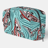 サーモンハイダアートスピリットパシフィックノースウエスト先住民 ドップキット (右コーナー)