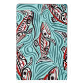 サーモンハイダアートスピリットパシフィックノースウエスト先住民 ミニクリップボード (裏面)