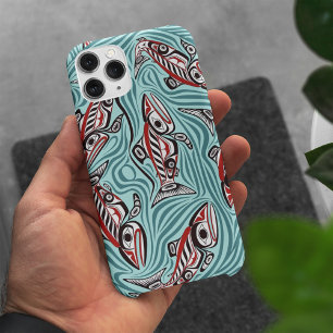 サーモンハイダアートスピリットパシフィックノースウエスト先住民 Case-Mate iPhone 14 PRO MAXケース