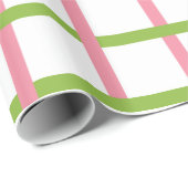 サーモンピンクおよび青リンゴ色の編まれた包装紙 ラッピングペーパー (ロールコーナー)