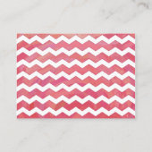 サーモンピンクのアドバイスマークが付いたかわいいママの名刺 アドバイスカード (裏面)