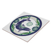 サーモンピンクのタイル タイル (側面)