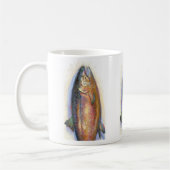 サーモンピンクのマグ コーヒーマグカップ (左)