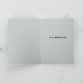 サーモンピンクの挨拶状 カード (内部)