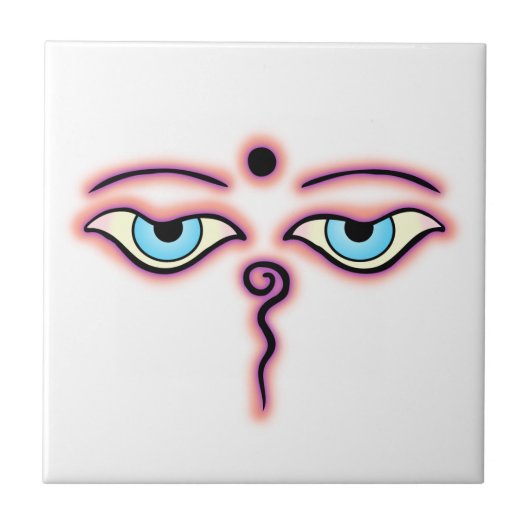サーモンピンクの紫色の仏Eyes.png タイル (正面)