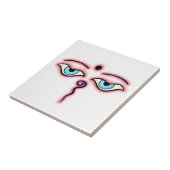 サーモンピンクの紫色の仏Eyes.png タイル (側面)