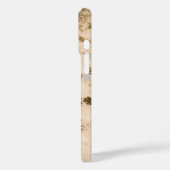 サーモンピンクグリッター大理石効果プレミアムデザイン Case-Mate iPhoneケース (裏面 / 左)