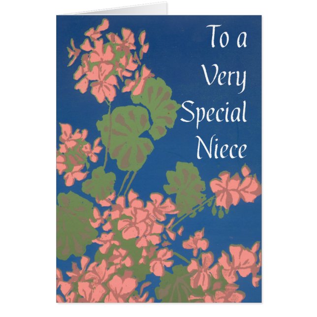 サーモンピンクジェラニウムオンナイエース深いブルー (正面)