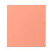 サーモンピンク無地の色 |トレンディー色 ノートパッド (正面)