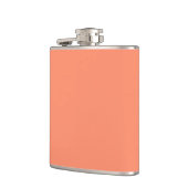 サーモンピンク無地の色 |トレンディー色 フラスク (左)