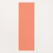 サーモンピンク無地の色 |トレンディー色 ヨガマット (裏面)