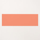 サーモンピンク無地の色 |トレンディー色 ヨガマット (正面(横))