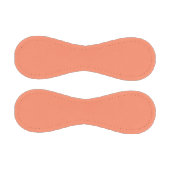 サーモンピンク無地の色 |トレンディー色 野球ボール (パネル)