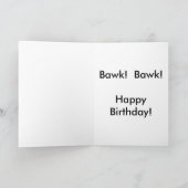 サーモンファヴェロレピュレット、誕生日 カード (内部)