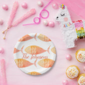 サーモンフィッシュグループ紙プレート ペーパープレート (パーティー)