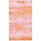 サーモンフェイクレザー、オフホワイト テーブルクロス (正面)