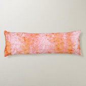 サーモンフェイクレザー、オフホワイト ボディピロー (裏面)