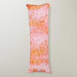 サーモンフェイクレザー、オフホワイト ボディピロー