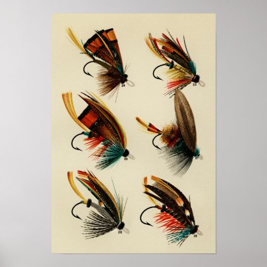 サーモンフライ24～29ヴィンテージ ポスター (正面)