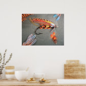 サーモンフライ「ザ・ポファム」 ポスター (キッチン)