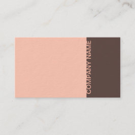 サーモンブラウンモダン 名刺