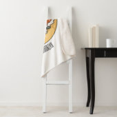 サーモンベーグル漫画イラストレーション シェルパブランケット (インサイチュ)