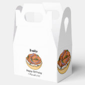 サーモンベーグル漫画イラストレーション フェイバーボックス (オープン)